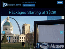 Tablet Screenshot of funflicksstlouis.com